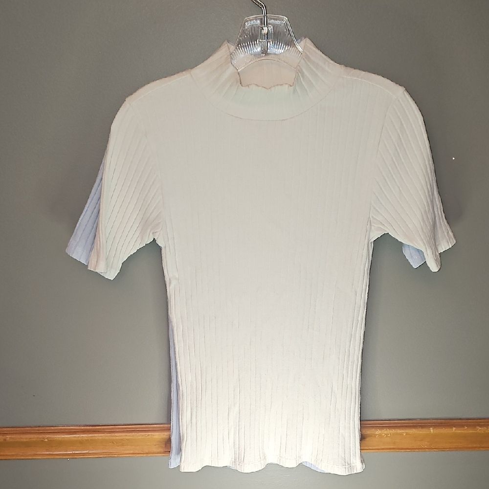 LOFT BUNDLE 2 Ribbed Short Sleeve Tops